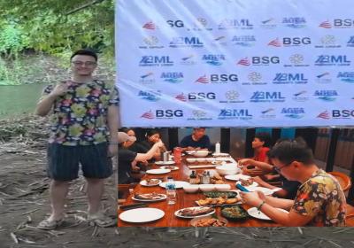 Tinjau Lokasi Latihan, Ketua FAJI Manado Renaldy Kalesaran Semangati Atlet Arung Jeram Manado