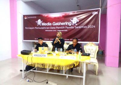 KPU Sulut Gelar Media Gathering Persiapan Pemutakhiran Data Pemilih Serentak