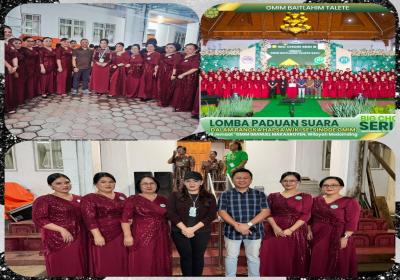 WKI GMIM Baitlahim Talete Satu Jawara Gold Champion dalam Big Choir Seri B