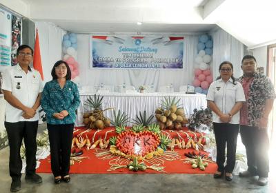 Lemoh Uner Wakili Kecamatan Tombariri Timur di Lomba 10 Program Pokok PKK Tingkat Kabupaten