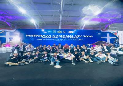 Tim Musik Gerejawi Nusantara LPPD Kota Tomohon Juara I Pesparawi XIV di Manokwari Papua Barat