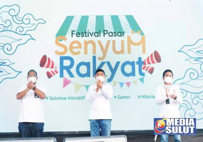 Pegadaian Rangkul BRI dan PNM Gelar Festival Pasar Senyum Rakyat