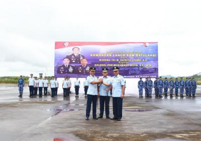 Pangkoopsud II Pimpin Sertijab, Danlanudsri Manado Punya Pemimpin Baru