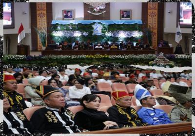 Wawali Sendy Hadiri Rapat Paripurna Istimewa DPRD Sulawesi Utara dalam Rangka HUT ke-61